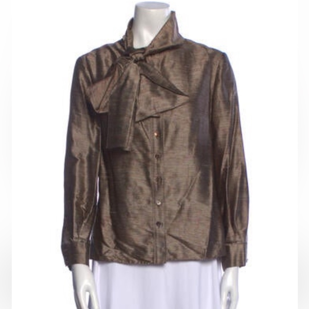 Carolina herrera top with bow